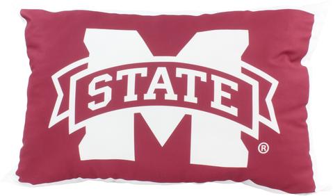 Mississippi State Bulldogs Fully Stuffed 28" Big Logo Pillow - AtlanticCoastSports