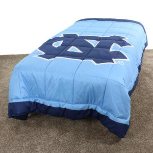 North Carolina Tar Heels 2 Sided TWIN Big Logo Light Comforter - AtlanticCoastSports