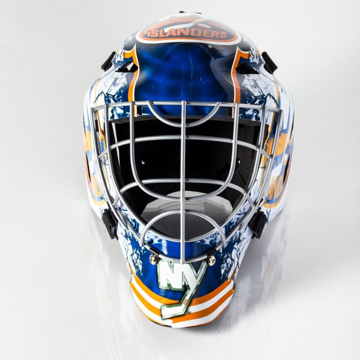 New York Islanders Franklin GFM 1500: NHL® Team Goalie  Helmet - AtlanticCoastSports