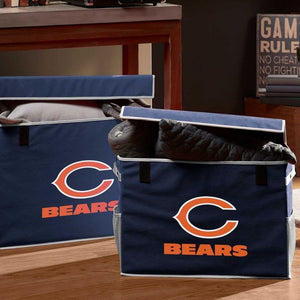 Chicago Bears NFL® Collapsible Storage Footlocker Bins - AtlanticCoastSports
