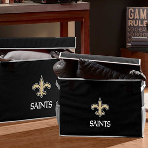 Saints Collapsible Storage Footlocker Bins - AtlanticCoastSports