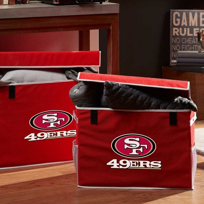 San Francisco 49ers Storage Footlocker Bins - AtlanticCoastSports