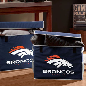 Denver Broncos  NFL® Collapsible Storage Footlocker Bins - AtlanticCoastSports