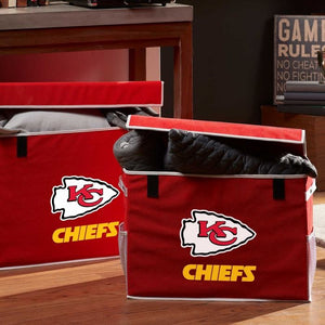 Kansas City Chiefs  NFL® Collapsible Storage Footlocker Bins - AtlanticCoastSports