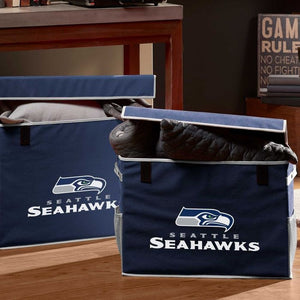 Seattle Seahawks Storage Footlocker Bins - AtlanticCoastSports
