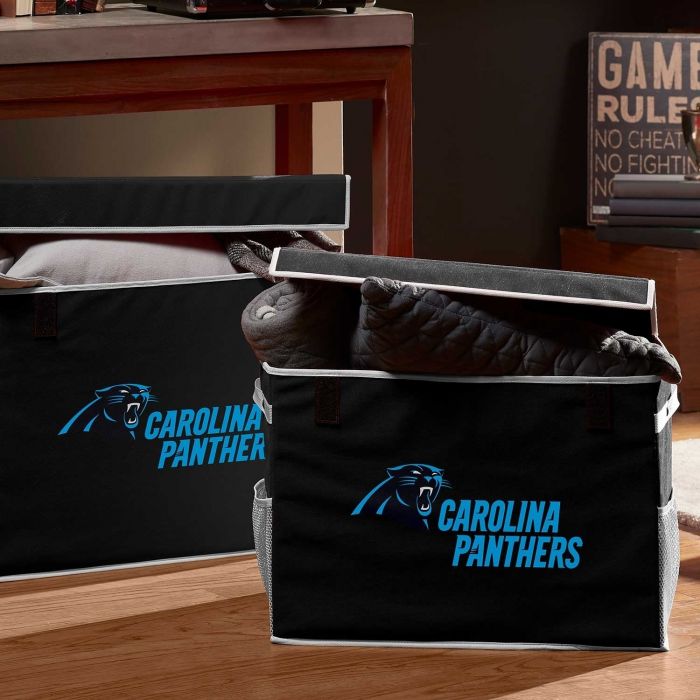 Carolina Panthers NFL® Collapsible Storage Footlocker Bins - AtlanticCoastSports