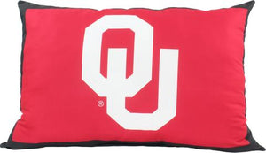 Oklahoma Sooners Fully Stuffed 28" Big Logo Pillow - AtlanticCoastSports