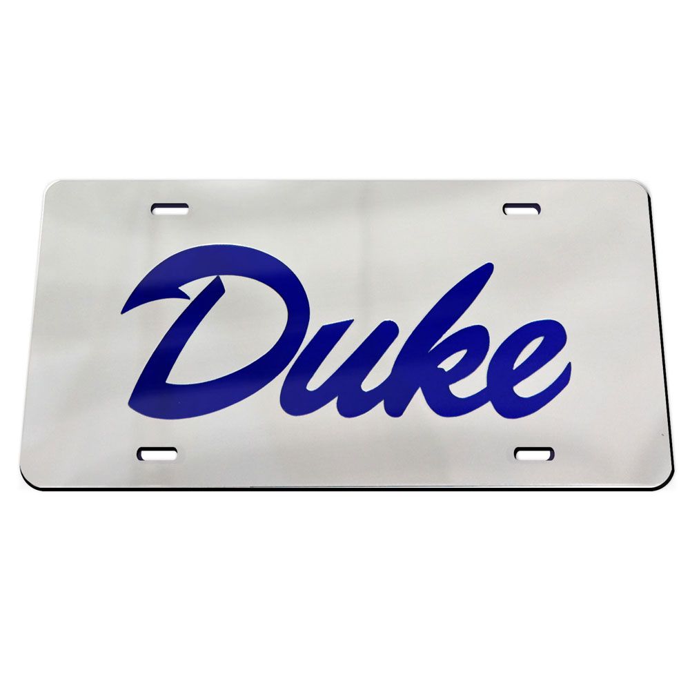 Duke Blue Devils Acrylic License Plate - AtlanticCoastSports