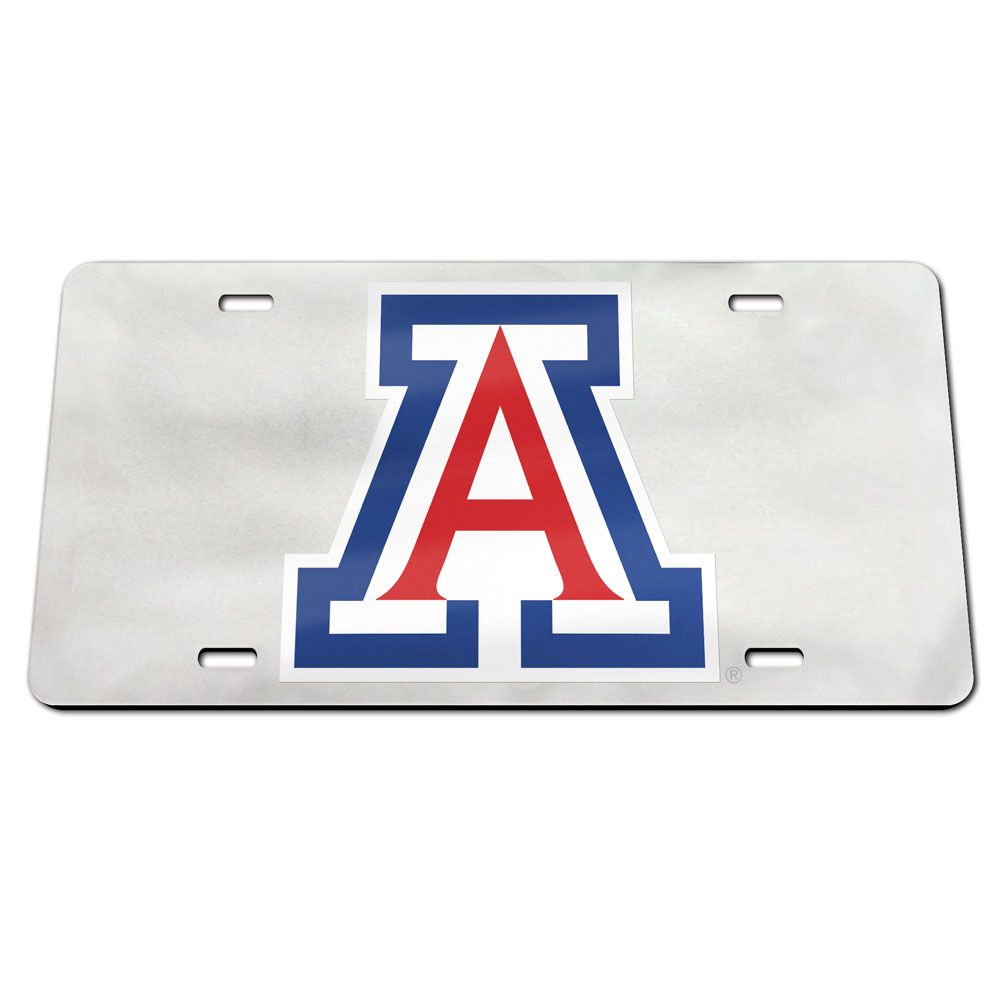 Arizona Wildcats Acrylic Classic License Plates - AtlanticCoastSports