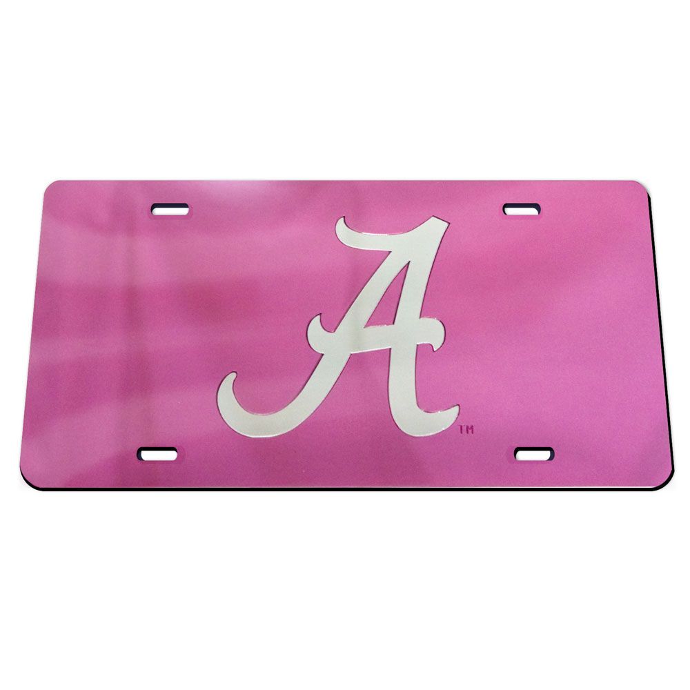 Alabama Crimson Tide Acrylic Classic License Plate - AtlanticCoastSports