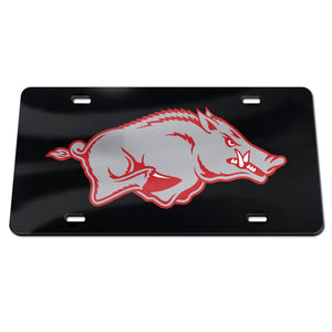 Arkansas Razorbacks Acrylic Classic License Plates - AtlanticCoastSports