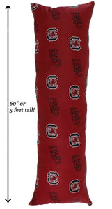 NCAA South Carolina Gamecocks Printed Body Pillow - AtlanticCoastSports