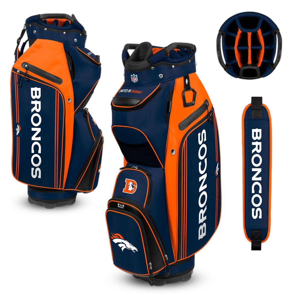 Denver Broncos Bucket III Cooler Cart Bag - AtlanticCoastSports