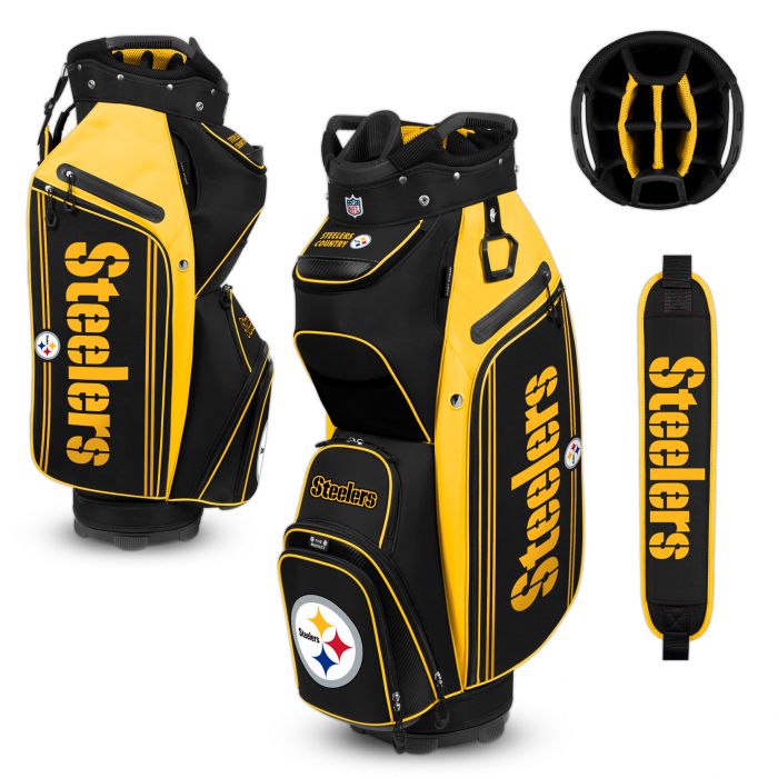 Pittsburgh Steelers Bucket III Cooler Cart Bag - AtlanticCoastSports