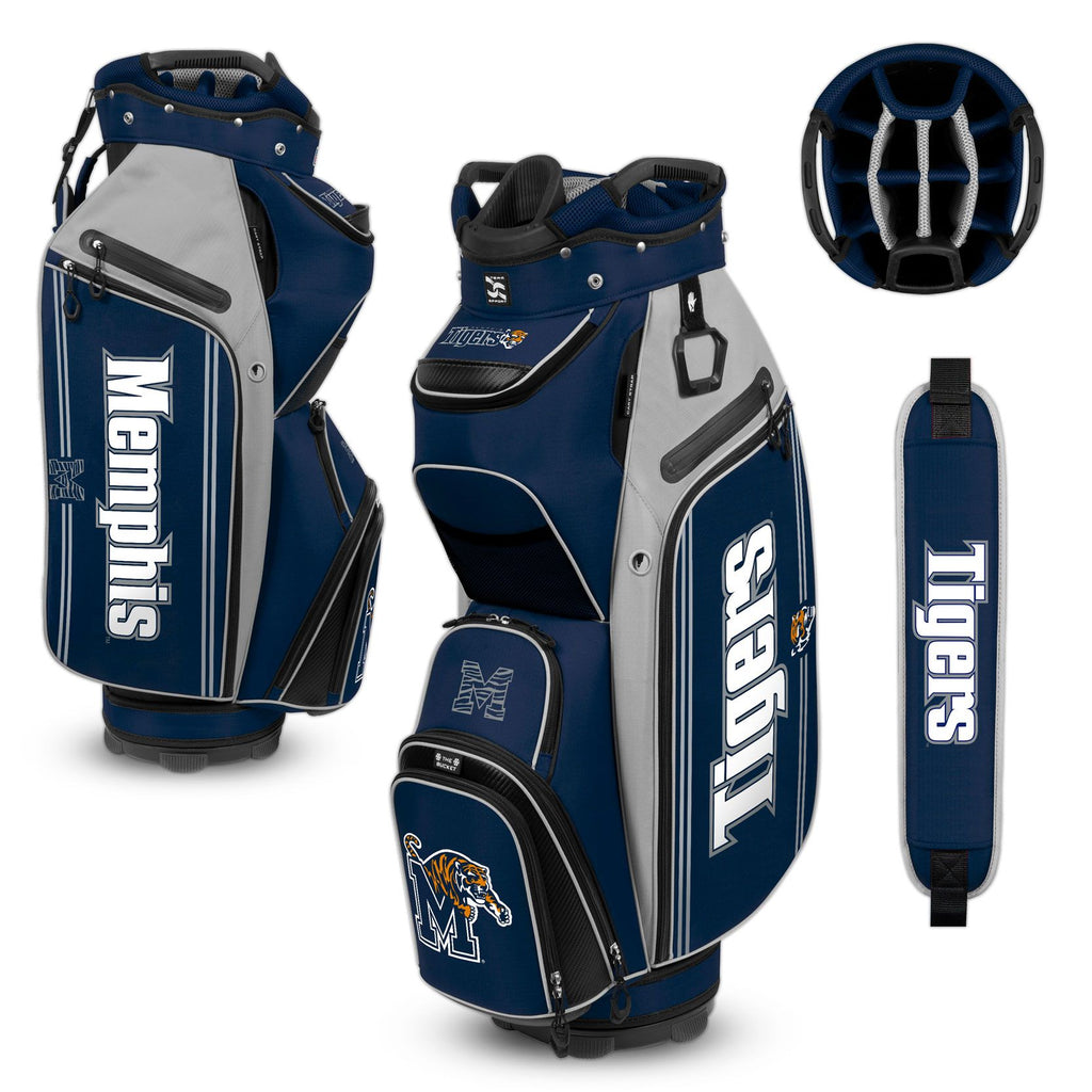 Memphis Tigers Bucket III Cooler Cart Bag - AtlanticCoastSports