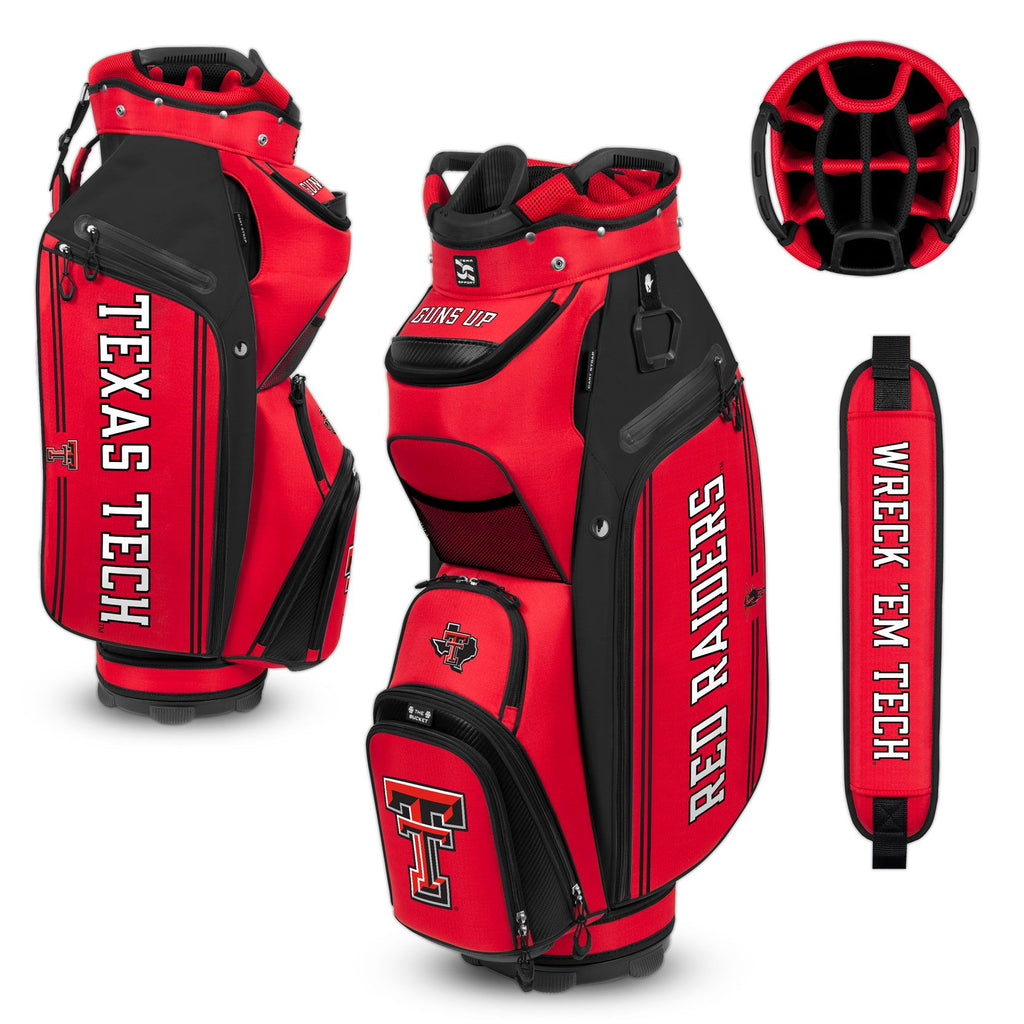 Texas Tech Red Raiders Bucket lll cooler cart bag - AtlanticCoastSports