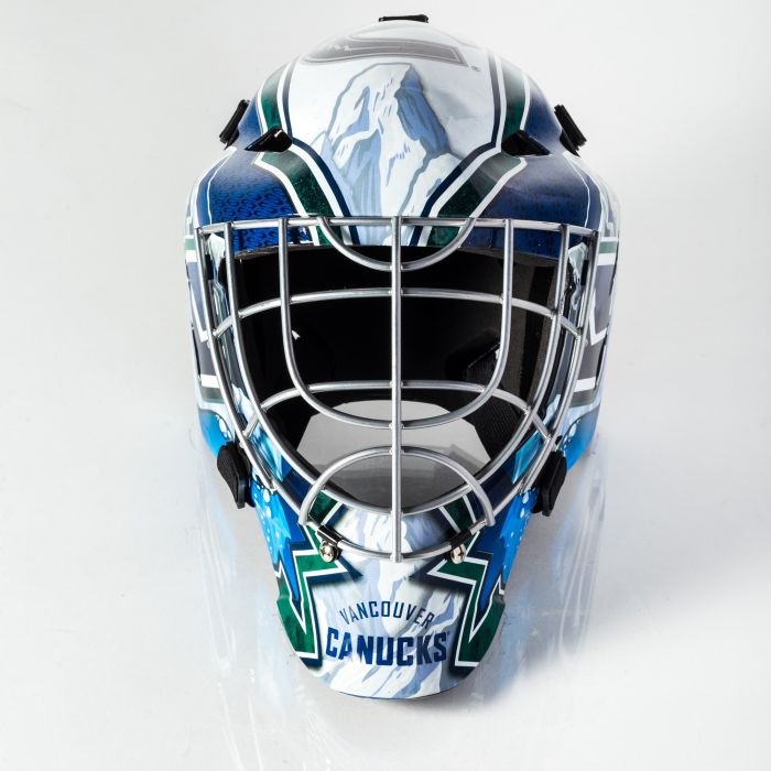 Vancouver Canucks Franklin GFM 1500: NHL® Team Goalie  Helmet - AtlanticCoastSports