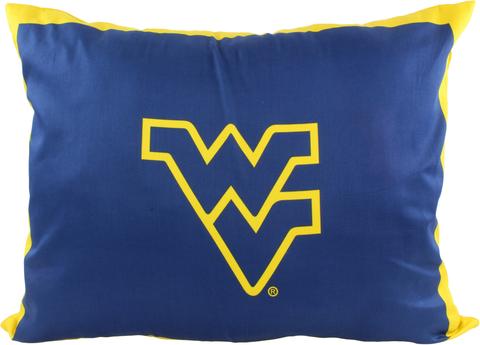 NCAA West Virginia Mountaineers Fully Stuffed Big Logo Pillow - AtlanticCoastSports